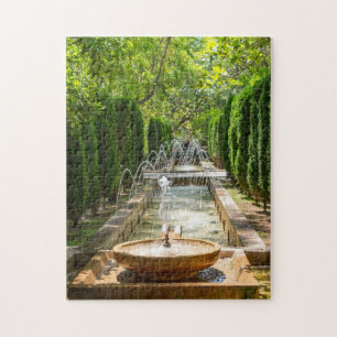 Brunnen in den Almudaina-Gärten - Palma de Mallorc Puzzle