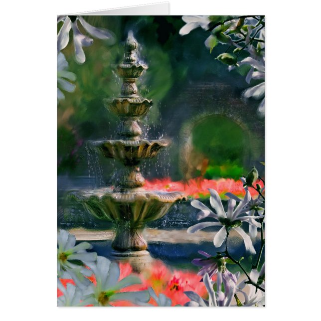 Brunnen in den Blumen (Vorne)