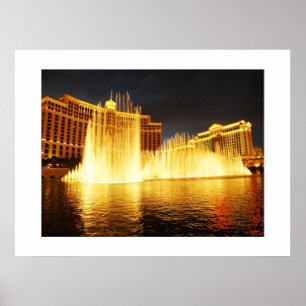 Brunnen in Las Vegas Poster
