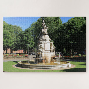 Brunnen in Leon, El Camino Puzzle
