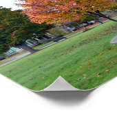 Brunnen in Lyndonville, Vermont, Bandstand Park Poster (Ecke)