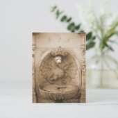 Brunnen in Rom Postkarte (Stehend Vorderseite)