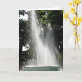 Brunnen in Washington, Iowa Karte (Gelbe Blume)