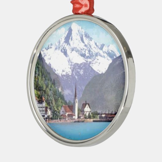 Brunnen, Luzerner See Ornament Aus Metall (Links)