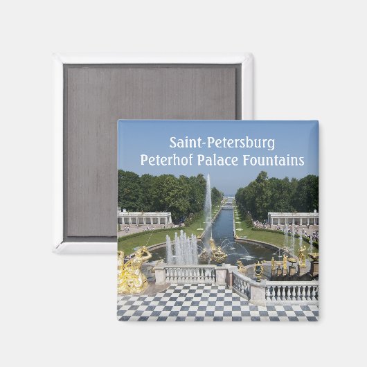 Brunnen Magnet (Vorderseite/Rückseite)