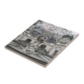 Brunnen mit Neptun-Statue in Prag Fliese (Seite)