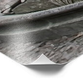 Brunnen mit Neptun-Statue in Prag Fotodruck (Ecke)