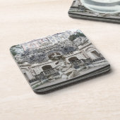 Brunnen mit Neptun-Statue in Prag Getränkeuntersetzer (Linke Seite)