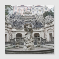 Brunnen mit Neptun-Statue in Prag