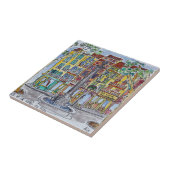 Brunnen Place de l'Hotel de Ville Fliese (Seite)