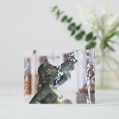 Brunnen, Plaza de Armas, Cusco, Peru Postkarte (Stehend Vorderseite)