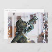 Brunnen, Plaza de Armas, Cusco, Peru Postkarte (Vorne/Hinten)