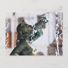 Brunnen, Plaza de Armas, Cusco, Peru Postkarte