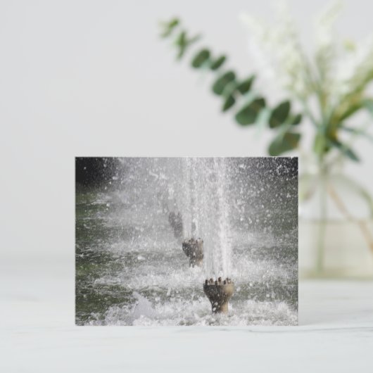Brunnen Postkarte (Stehend Vorderseite)