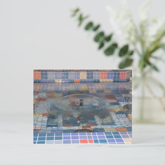 Brunnen Postkarte (Stehend Vorderseite)