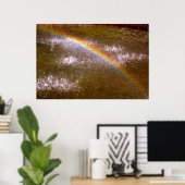 Brunnen-Regenbogen-Poster Poster (Heimbüro)