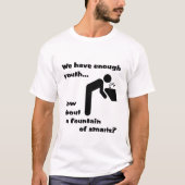 Brunnen Smarts Funny T - Shirt Spaß (Vorderseite)