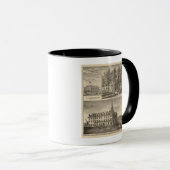 Brunnen Spring House & Lain Tasse (VorderseiteRechts)