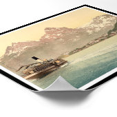 Brunnen und der Mythen, Schweiz Poster (Ecke)