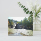 Brunnen und Gazebo, Nami Island, Korea Postkarte (Stehend Vorderseite)