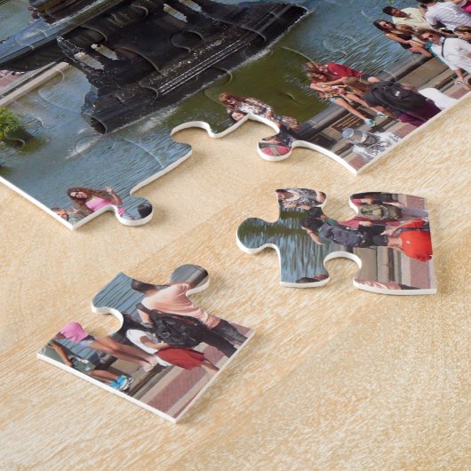 Brunnen und See im Central Park, New York City Puzzle (Seite)