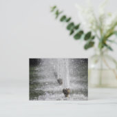 Brunnen Visitenkarte (Stehend Vorderseite)