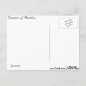 Brunnen von Bacchus Postkarte (Rückseite)