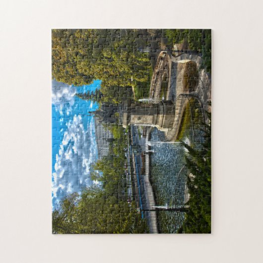 Brunnen von Madrid. Puzzle (Vertikal)