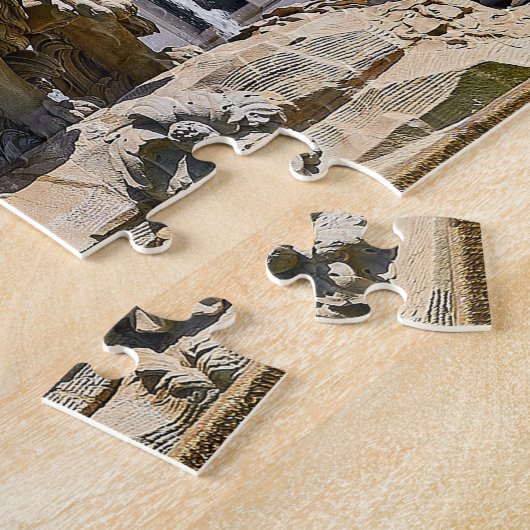 Brunnen von Madrid. Puzzle (Seite)