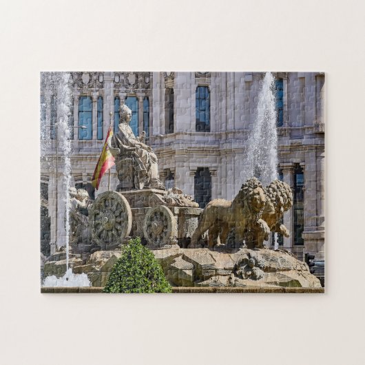 Brunnen von Madrid. Puzzle (Horizontal)