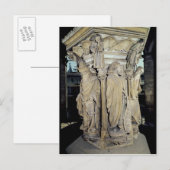 Brunnen von Moses Postkarte (Vorne/Hinten)