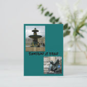 Brunnen von Paris Postkarte (Stehend Vorderseite)