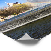 Brunnen von Point Staat Park, Pittsburgh, PA Poster (Ecke)