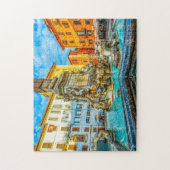 Brunnen von Rom. Puzzle (Vertikal)