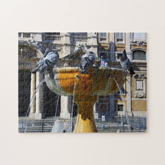 Brunnen von Rom. Puzzle (Horizontal)
