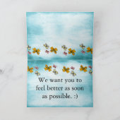 Brunnen-Wasserteich-Szene Karte (Innenseite)