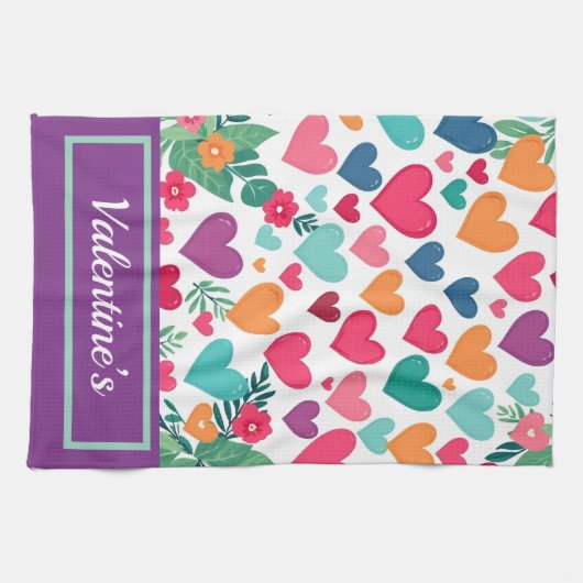 Brunnenherzen Geschirrtuch (Horizontal)
