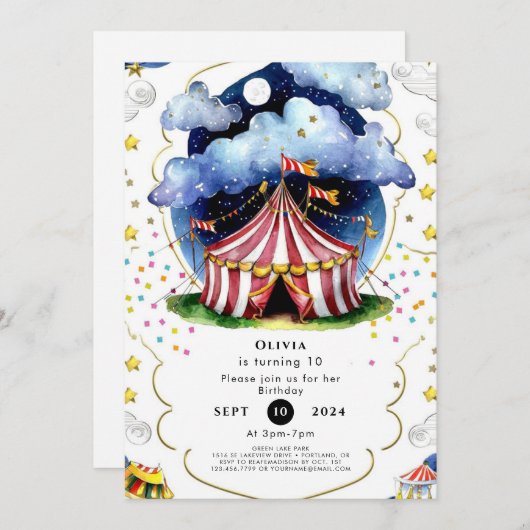 Brunnenkreislauf Einladung (Vorne/Hinten)