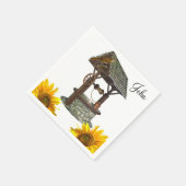 Brunnenpapier Napkins Serviette (Ecke)