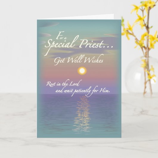 Brunnenpriester Karte (Gelbe Blume)