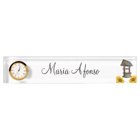 Brunnenschild Namensplakette (Vorderseite)