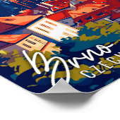 Brünner Vintage Illustration Poster (Ecke)