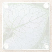 Brunnera Macrophylla Pflanze Leaf Floral Glasuntersetzer (Rückseite)