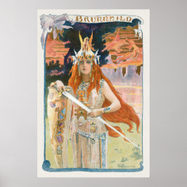 Brunnhild L'Estampe Moderne von Gaston Bussière Poster