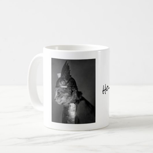 Brünnhilde die Katzen-Tasse Kaffeetasse (Vorderseite Links)