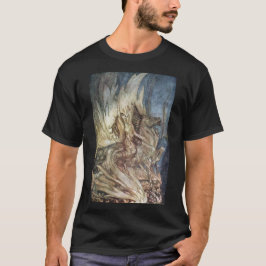 Brünnhilde und der Begräbnis- Pyre von Siegfried T-Shirt