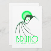 Bruno die animierte Serie Einladung (Vorne/Hinten)