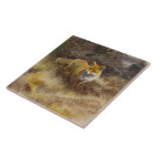 Bruno Liljefors - Fox und Landschaft Fliese (Seite)