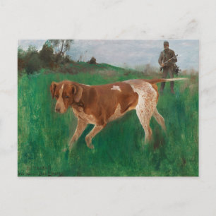 Bruno Liljefors - Gustaf Kolthoff Jagd Postkarte