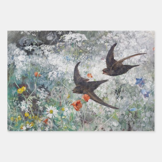 Bruno Liljefors, Tiere Geschenkpapier Set (Vorderseite 3)